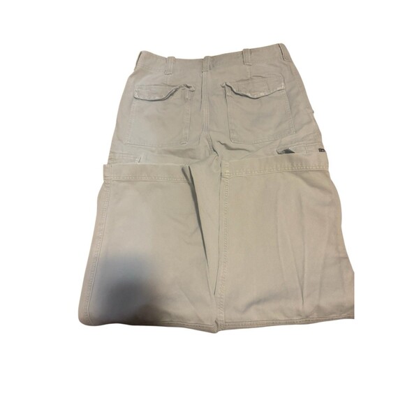 Abercrombie And Fitch Cargo Pants Mens 32 R Vintage Military Style Trouser Beige - Picture 9 of 10